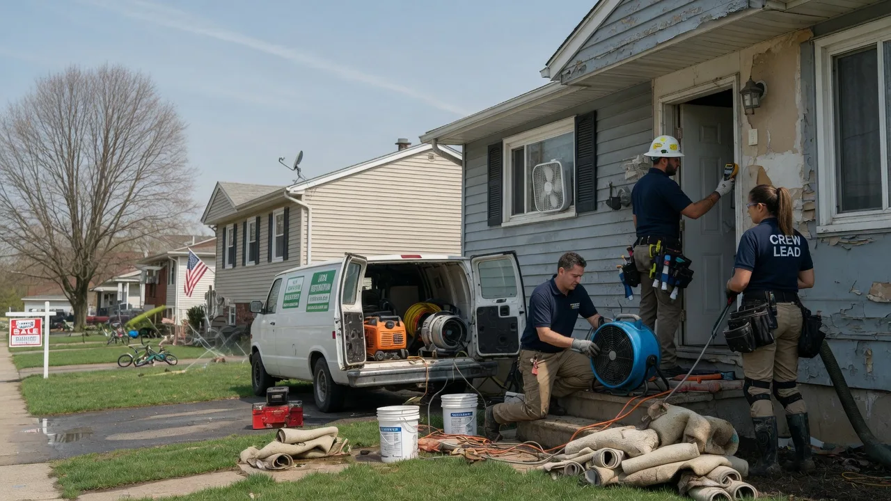 Flood Cleanup in Newton Highlands, MA near me